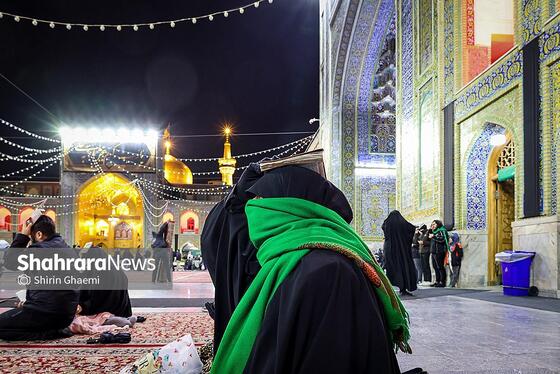 گزارش تصویری | مراسم احیای دومین شب قدر در حرم مطهر امام رضا (ع) -۲