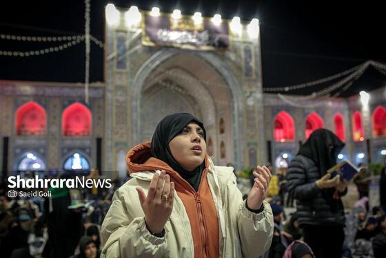 گزارش تصویری | مراسم احیاء شب بیست‌وسوم ماه مبارک رمضان در حرم امام‌رضا(ع)