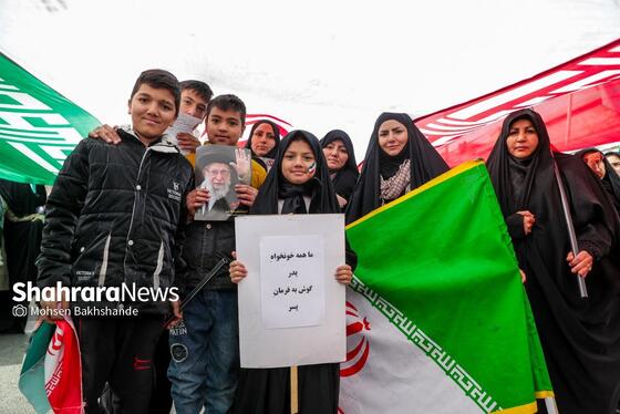 گزارش تصویری | راهپیمایی روز قدس ۱۴۰۴ در مشهد-۱