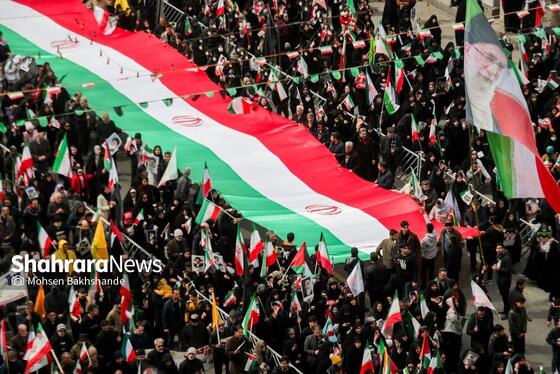 گزارش تصویری | راهپیمایی روز قدس ۱۴۰۴ در مشهد-۱