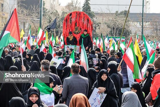 گزارش تصویری | راهپیمایی روز قدس ۱۴۰۴ در مشهد-۲