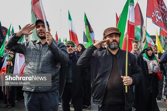 گزارش تصویری | راهپیمایی روز قدس ۱۴۰۴ در مشهد-۲