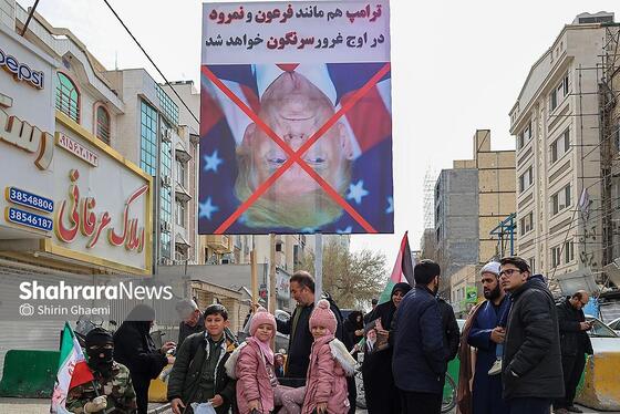 گزارش تصویری | راهپیمایی روز قدس ۱۴۰۴ در مشهد-۲