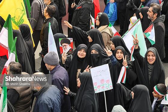 گزارش تصویری | راهپیمایی روز قدس ۱۴۰۴ در مشهد-۲