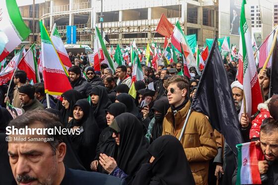 گزارش تصویری | راهپیمایی روز قدس ۱۴۰۴ در مشهد- ۴