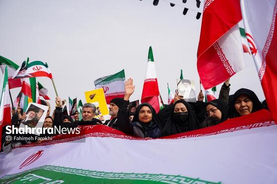 گزارش تصویری | راهپیمایی روز قدس ۱۴۰۴ در مشهد - ۵