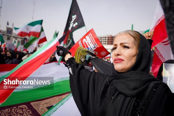 گزارش تصویری | راهپیمایی روز قدس ۱۴۰۴ در مشهد - ۵