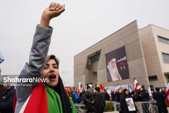 گزارش تصویری | راهپیمایی روز قدس ۱۴۰۴ در مشهد - ۵