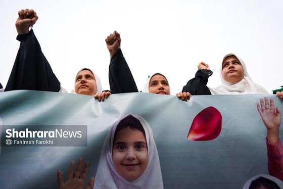 زنان و دختران ایران پای کار انقلاب + فیلم و  عکس