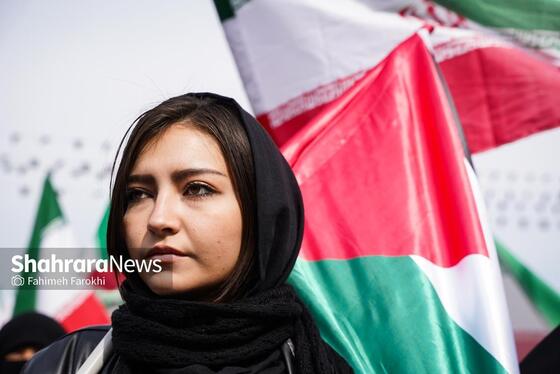 زنان و دختران ایران پای کار انقلاب + فیلم و  عکس