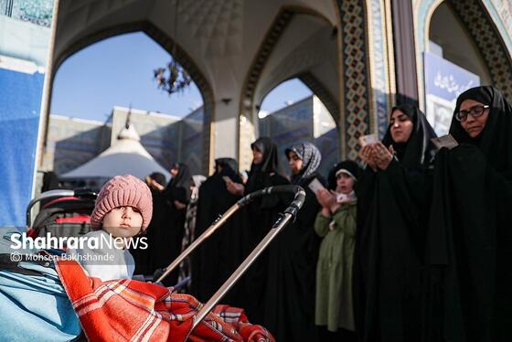 گزارش تصویری | اقامه نماز عید فطر در حرم مطهر امام رضا (ع)