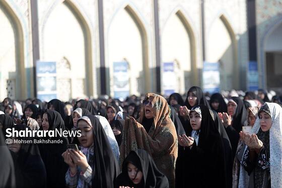 گزارش تصویری | اقامه نماز عید فطر در حرم مطهر امام رضا (ع)