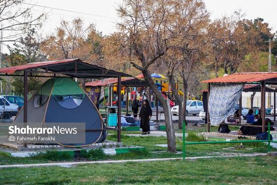 گزارش تصویری | بوستان غدیر مشهد در روز دوم فروردین ۱۴۰۵