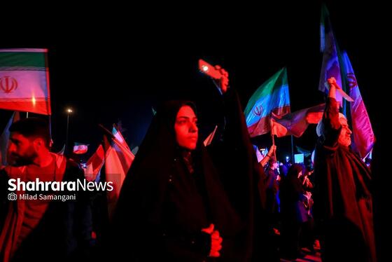 مراسم رونمایی از بزرگترین المان هنری شهری مشهد با عنوان «وطن»