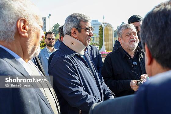 گزارش تصویری |  بازدید استاندار خراسان رضوی از پایانه مسافربری امام رضا (ع)، پروژه ایوان سلام و راه‌آهن مشهد