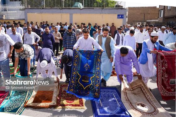 گزارش تصویری | نماز عید سعید قربان اهل سنت در مشهد
