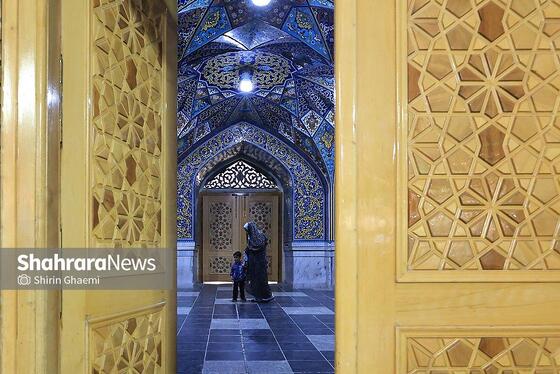گزارش تصویری | حال و هوای حرم مطهر رضوی در شب عید سعید غدیر خم