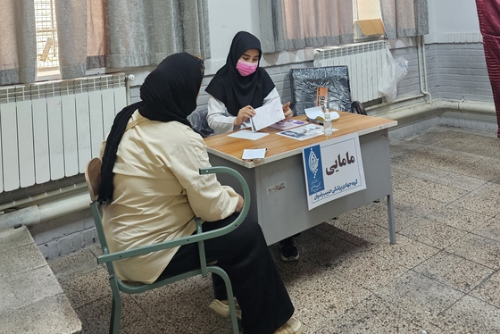 خدمت رسانی گروه جهادی پزشکی «حبیب رضوان» به ۵۰۰ نفر از ساکنان گلشهر مشهد + عکس