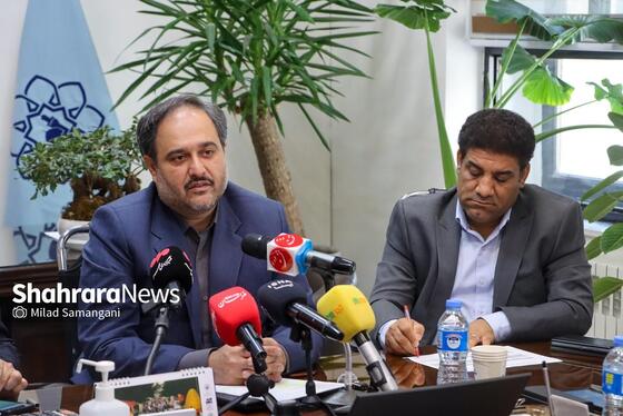 گزارش تصویری | نشست خبری معاون مالی و پشتیبانی شهرداری مشهد