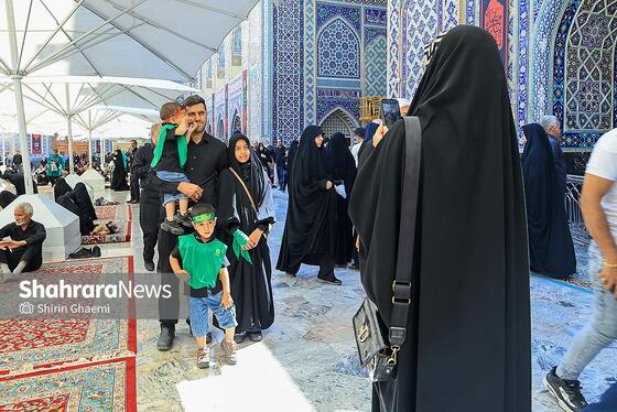 گزارش تصویری | مراسم شیرخوارگان حسینی در حرم مطهر رضوی برگزار شد