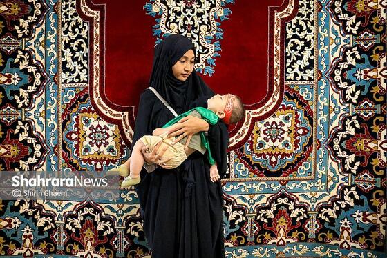 گزارش تصویری | مراسم شیرخوارگان حسینی در حرم مطهر رضوی برگزار شد