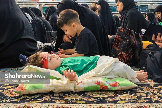 گزارش تصویری | مراسم شیرخوارگان حسینی در حرم مطهر رضوی برگزار شد