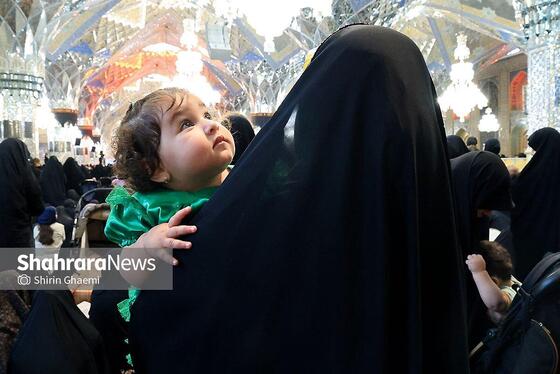 گزارش تصویری | مراسم شیرخوارگان حسینی در حرم مطهر رضوی برگزار شد