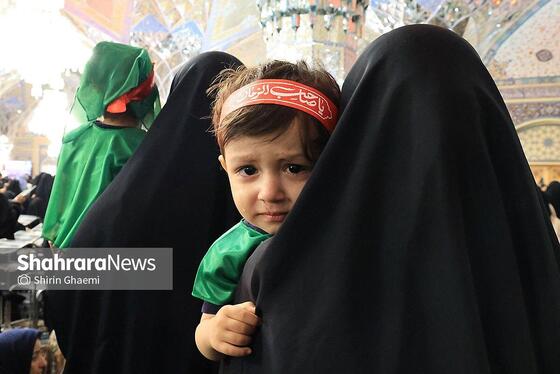 گزارش تصویری | مراسم شیرخوارگان حسینی در حرم مطهر رضوی برگزار شد