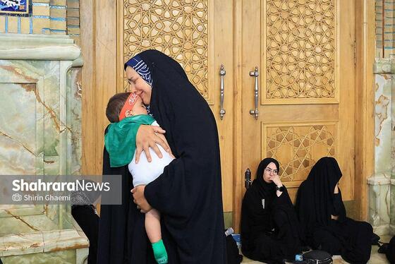 گزارش تصویری | مراسم شیرخوارگان حسینی در حرم مطهر رضوی برگزار شد