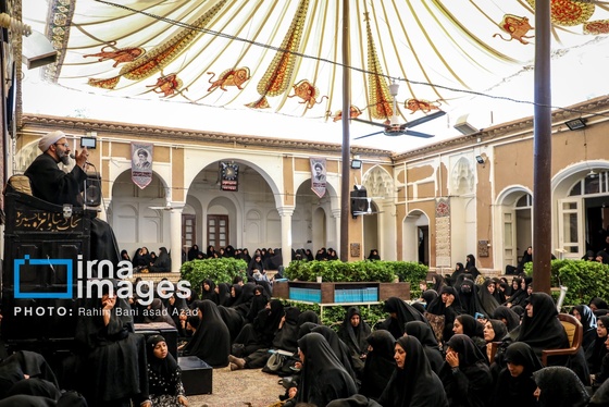 گزارش تصویری | عزاخانه‌ی سادات خوشرو