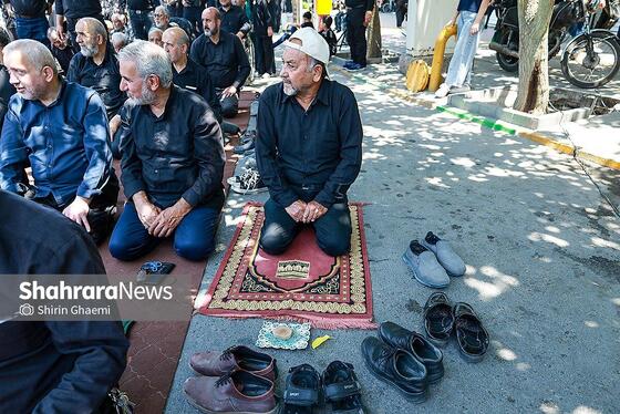 گزارش تصویری | عزاداری روز تاسوعای حسینی در خیابان های اطراف حرم مطهر رضوی