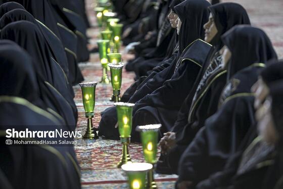 گزارش تصویری | آئین سنتی خطبه خوانی شب عاشورا در حرم مطهر رضوی