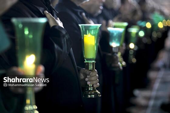 گزارش تصویری | آئین سنتی خطبه خوانی شب عاشورا در حرم مطهر رضوی
