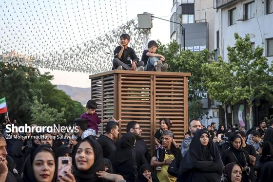 گزارش تصویری | مراسم خیمه سوزان عصر عاشورا در مشهد