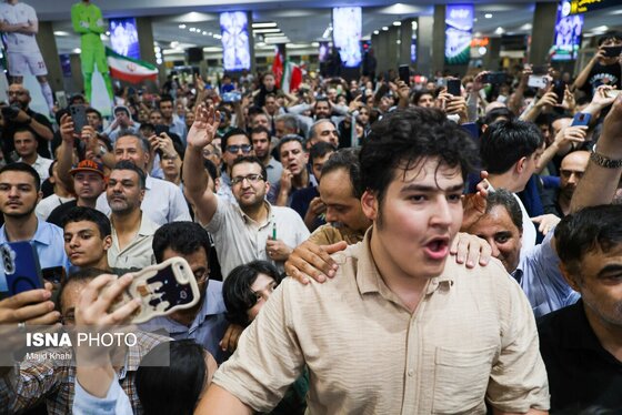 گزارش تصویری | ورود کاروان تیم ملی جمهوری اسلامی ایران به کشور