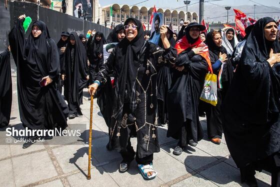 گزارش تصویری | کز سنگ ناله خیزد روز وداع یاران