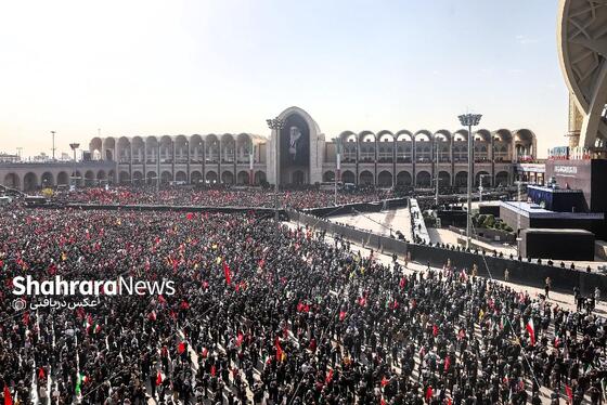 گزارش تصویری | کز سنگ ناله خیزد روز وداع یاران