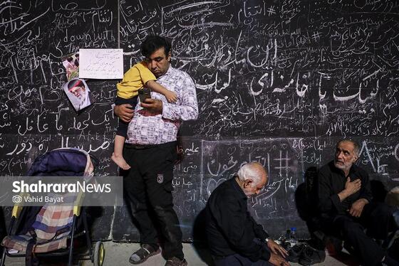 گزارش تصویری | عزاداری شبانه در مصلی تهران