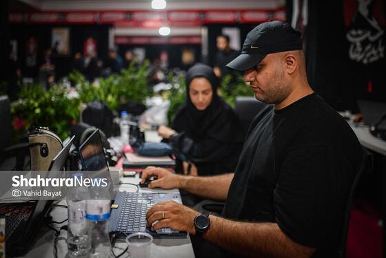 گزارش تصویری | ستاد رسانه ای وداع با رهبر انقلاب در مصلی تهران