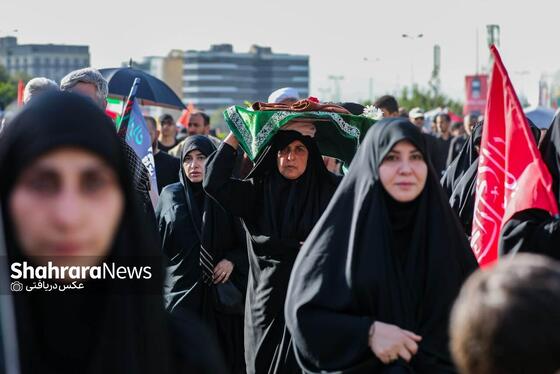 گزارش تصویری | عکس‌هایی از روز دوم وداع در مصلی بزرگ تهران (۱۴ تیرماه ۱۴۰۵)