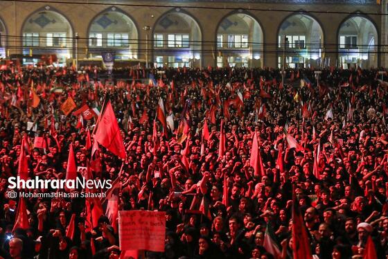گزارش تصویری | آخرین لحظات حضور پیکر رهبر شهید در مصلی امام خمینی و مراسم وداع