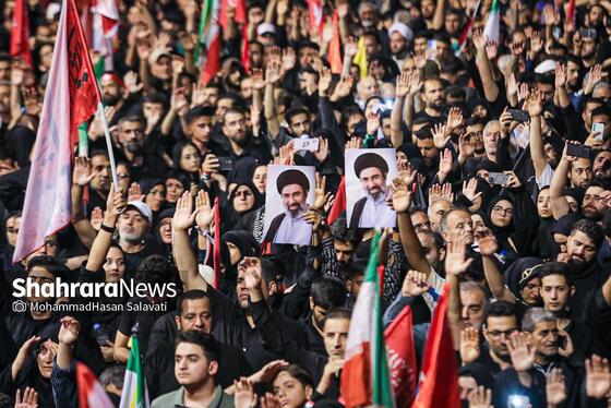 گزارش تصویری | آخرین لحظات حضور پیکر رهبر شهید در مصلی امام خمینی و مراسم وداع