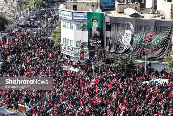 گزارش تصویری | تشییع پیکر امام شهید در تهران (۱۵ تیر ۱۴۰۵) - ۱