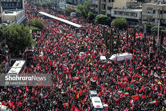 گزارش تصویری | تشییع پیکر امام شهید در تهران (۱۵ تیر ۱۴۰۵) - ۱