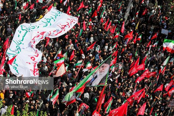 گزارش تصویری | تشییع پیکر امام شهید در تهران (۱۵ تیر ۱۴۰۵) - ۱