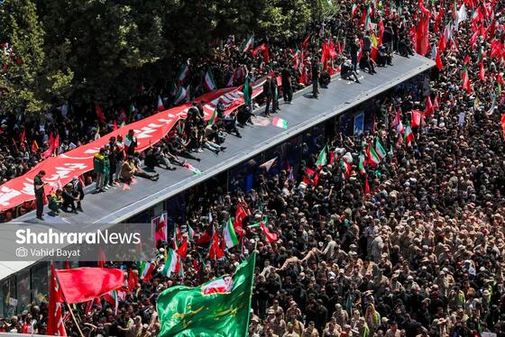 گزارش تصویری | تشییع پیکر امام شهید در تهران (۱۵ تیر ۱۴۰۵) - ۱