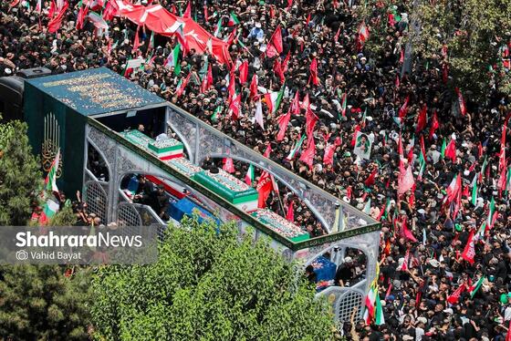 گزارش تصویری | تشییع پیکر امام شهید در تهران (۱۵ تیر ۱۴۰۵) - ۱