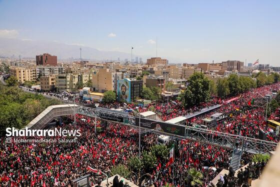 گزارش تصویری | تشییع پیکر امام شهید در تهران (۱۵ تیر ۱۴۰۵) - ۲