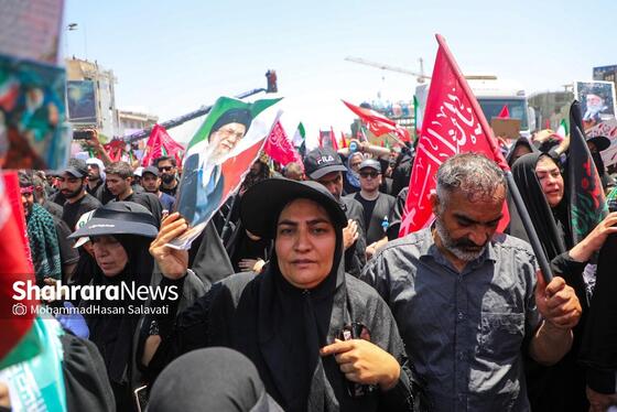 گزارش تصویری | تشییع پیکر امام شهید در تهران (۱۵ تیر ۱۴۰۵) - ۳
