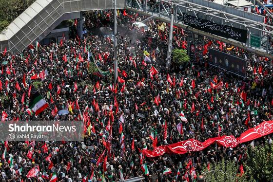 گزارش تصویری | تشییع پیکر امام شهید در تهران (۱۵ تیر ۱۴۰۵) - ۴